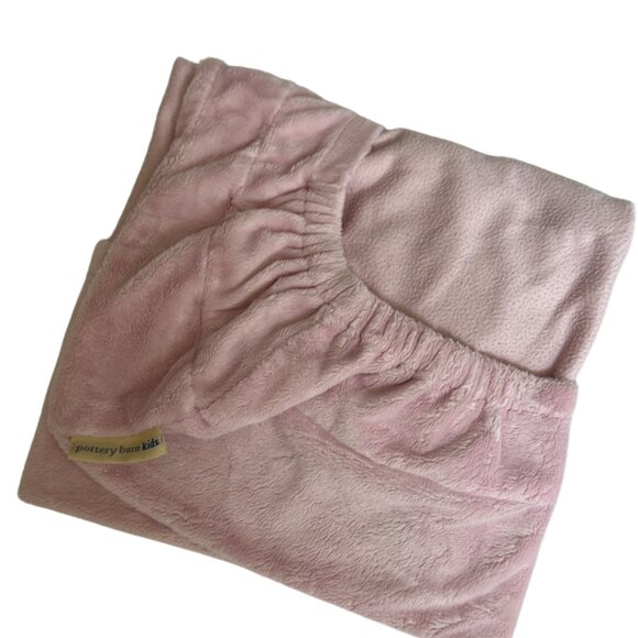 POTTERY BARN KIDS - Pink Fleece Change Pad Cover - One Size - Picture 1 of 5